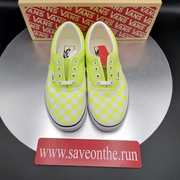 VANS ERA CHECKERBOARD "SHARP GREEN" 6.5 - Picture 5 of 12